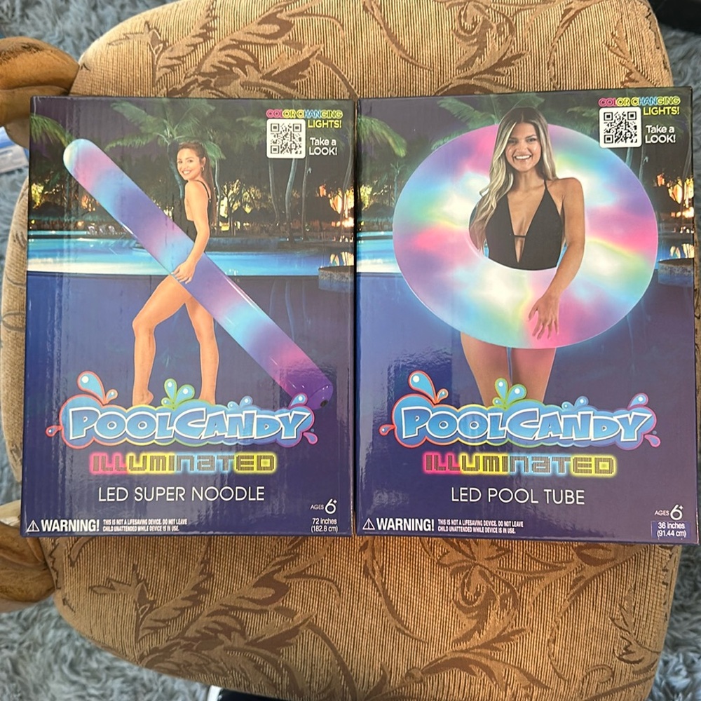 Pool Candy LED pool tube and super noodle